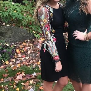 A. Byer short dress w/ embroidered sleeves size 3